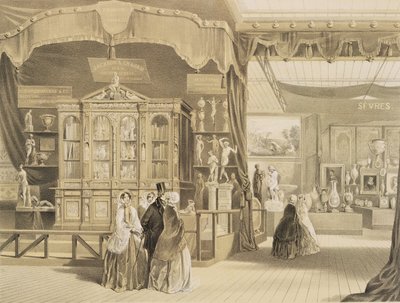 Große Ausstellung, 1851, Frankreich (Sevres-Hof), aus Dickinsons Comprehensive Pictures von English School